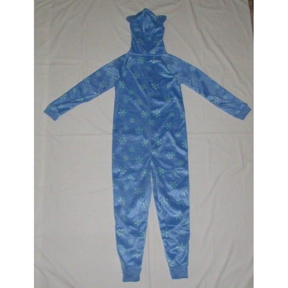 NEW One-Piece Pajamas Fleece Sz XS (6/6X) Blanket Sleeper Union Suit Hooded Fox - Picture 8 of 12